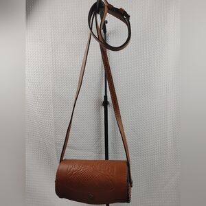 Patricia Nash Amatrice Tooled Roll Crossbody Bag